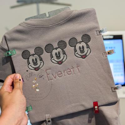 Mouse Head Trio sketch fill, light fill, quick stitch embroidery machine design download file 4x4, 5x7, 6x10, 8x8 by Cotton Gin Digitizing